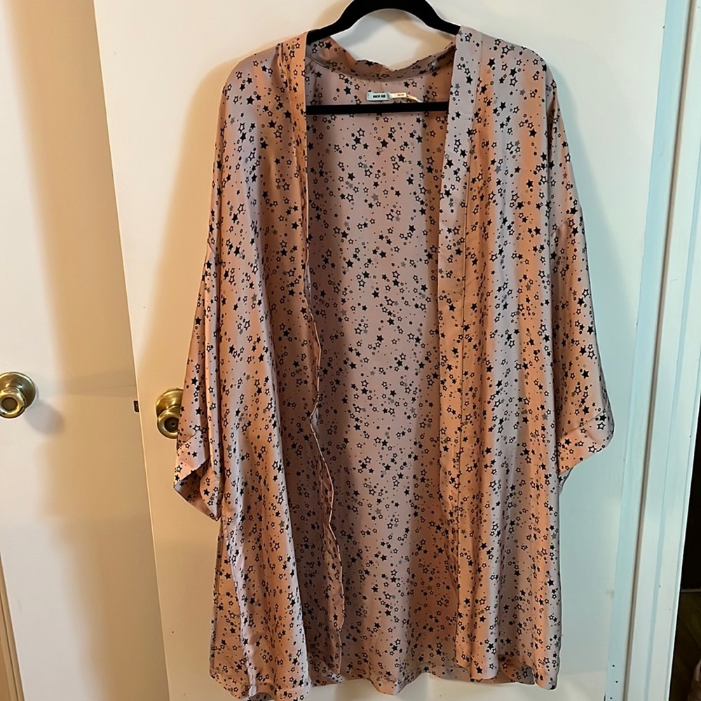 Kimchi Blue Star Print Kimono Jacket